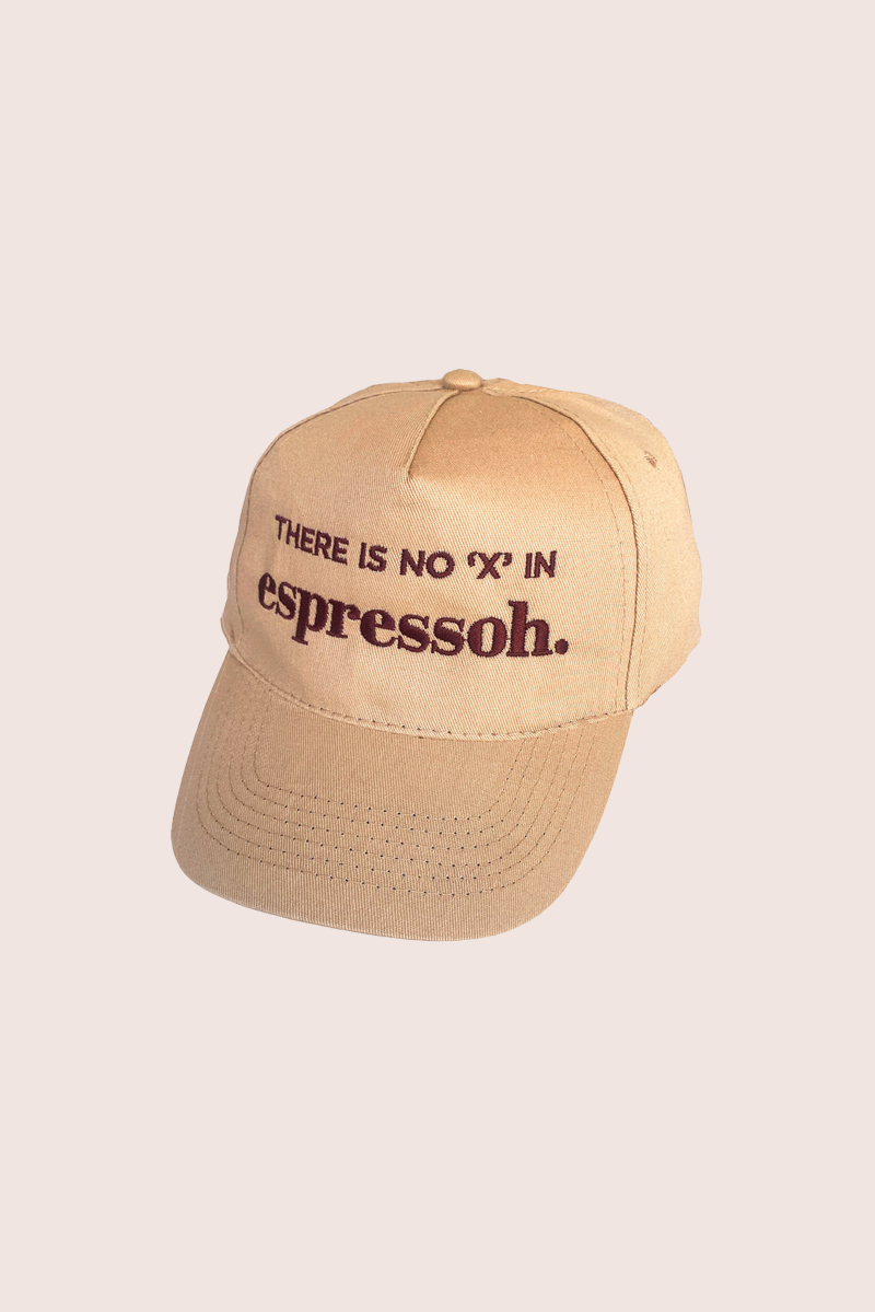 There is no X in Espressoh Baseball Cap